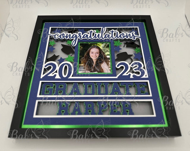 Graduate Celebration 3D Shadow Box (Personalized)