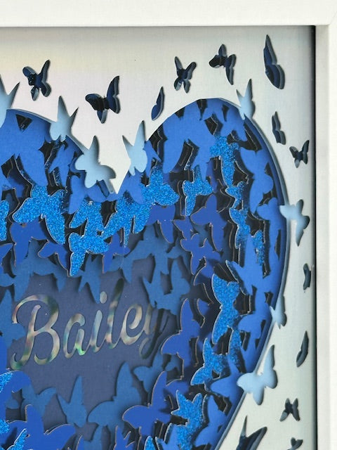 Butterfly Lighted Shadow Box