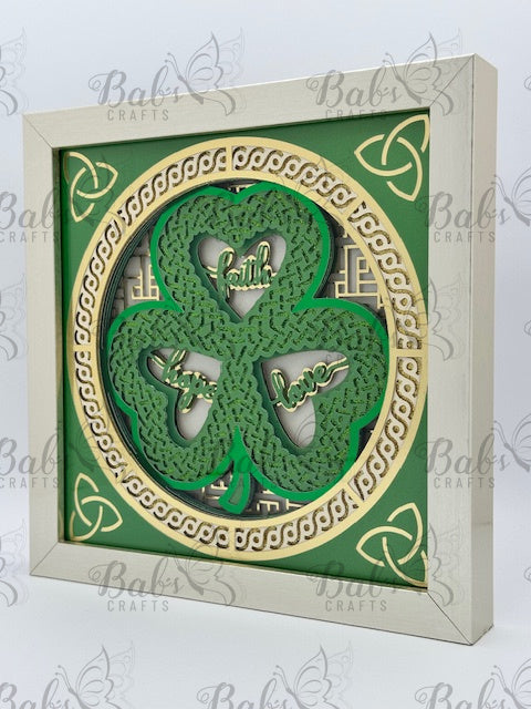 Shamrock Shadow Box