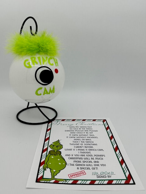 Grinch Cam Ornament