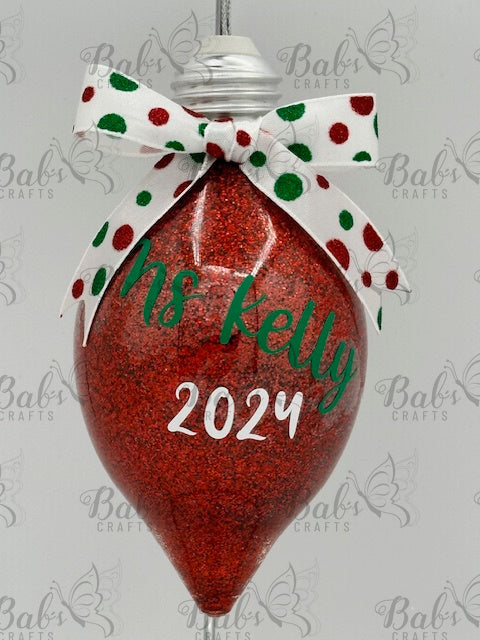 Lightbulb Teacher Ornament