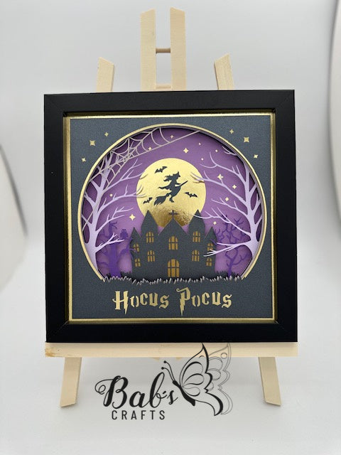 Hocus Pocus Shadow Box / Halloween Decoration