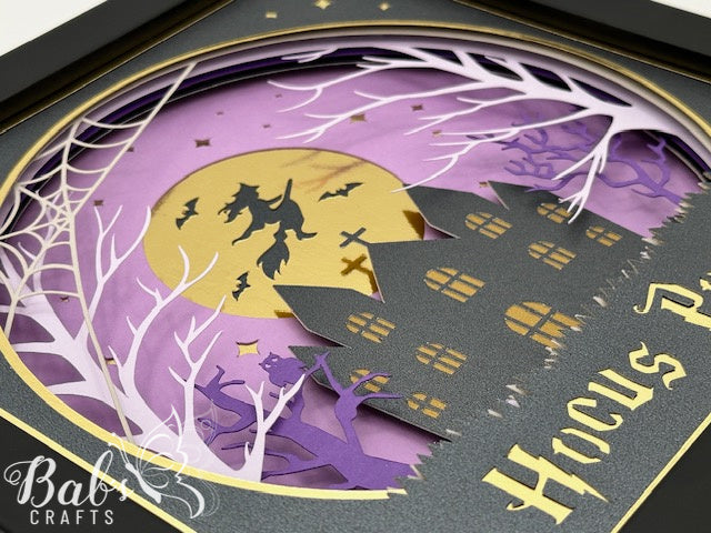 Hocus Pocus Shadow Box / Halloween Decoration