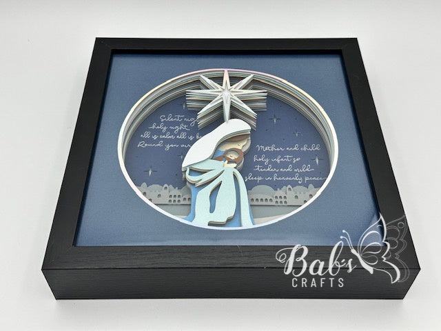 Silent Night Shadow Box