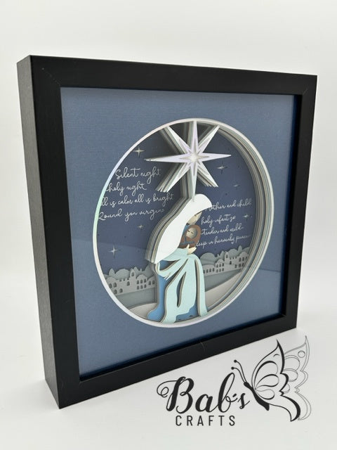 Silent Night Shadow Box