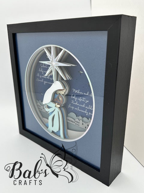 Silent Night Shadow Box