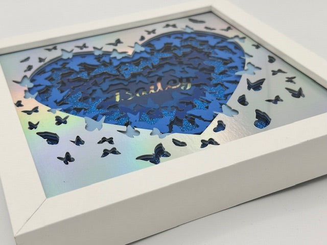 Butterfly Lighted Shadow Box