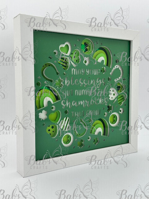 Irish Blessing Shadow Box