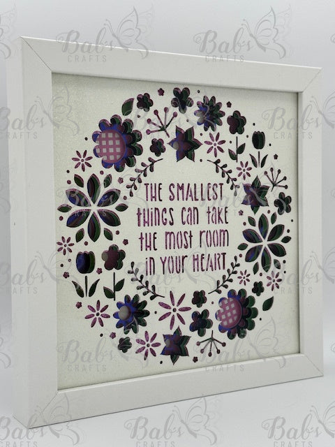 Smallest Things Layered Shadow Box