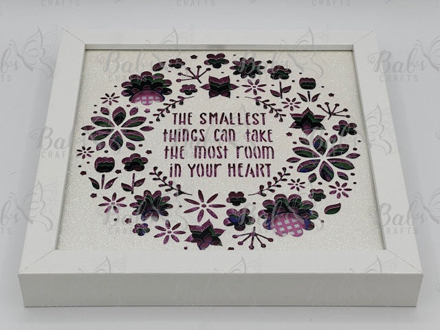 Smallest Things Layered Shadow Box